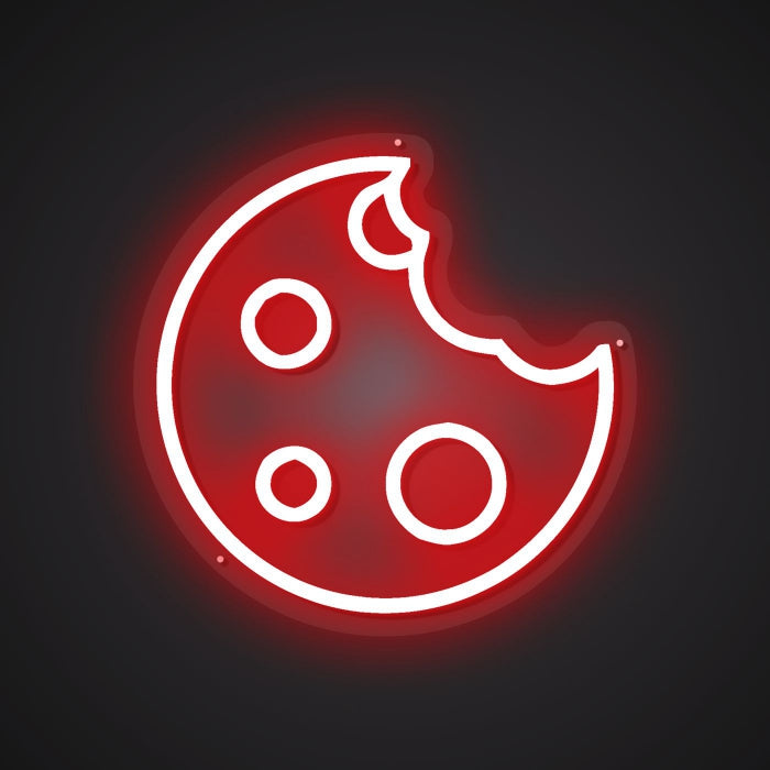 Neon Visual of Crispy Delights