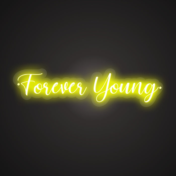 Dazzling Neon Timeless Youth Sign