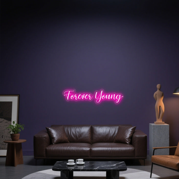 Glowing Neon Ageless Spirit Display