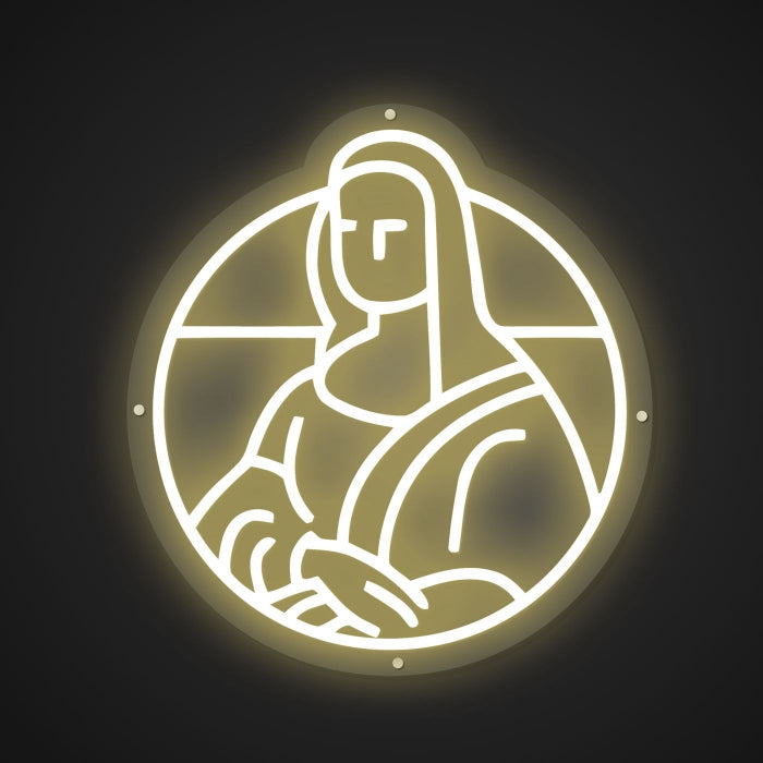 Shimmering Neon Renaissance Portrait Showcase