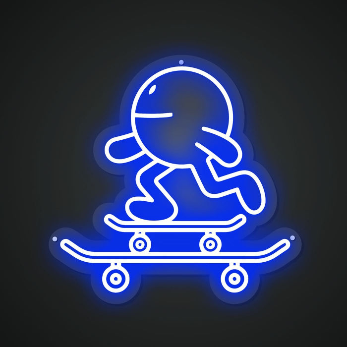 Neon Lightboard for Skateboarding Style