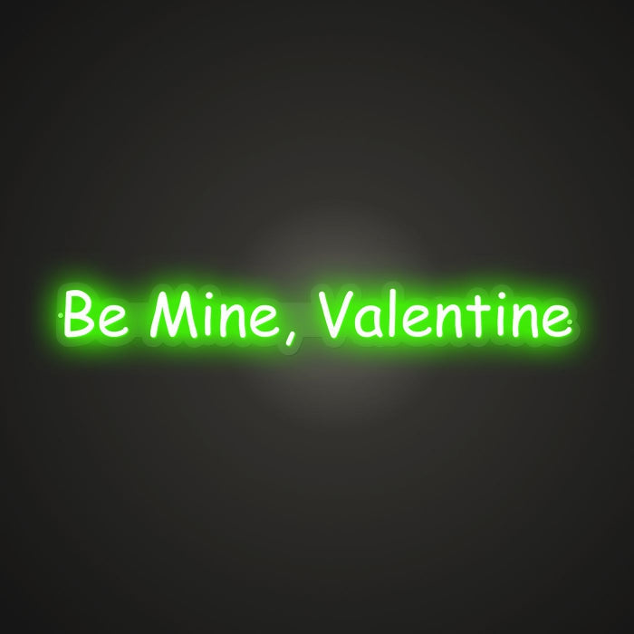 Shimmering Neon Loving Solicitation Sign