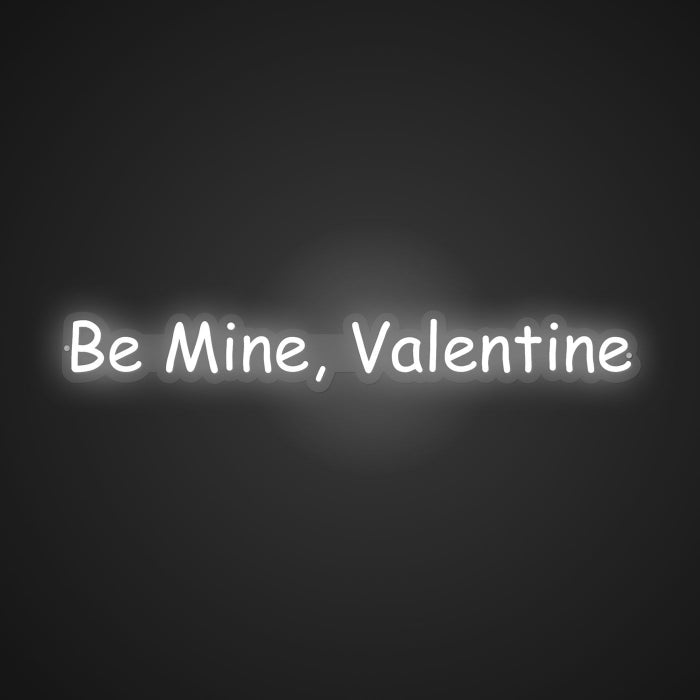 Illuminated Be Mine, Valentine Neon Allure