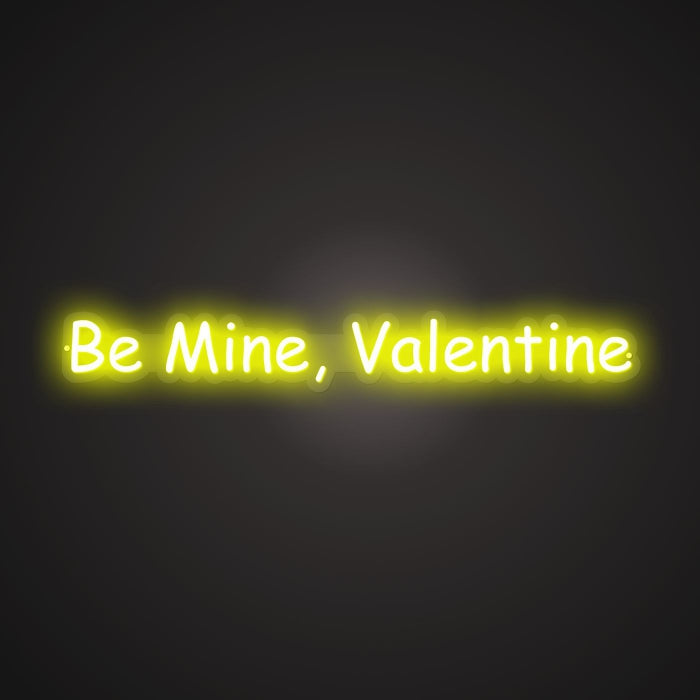 Dazzling Neon Amorous Plea Sign