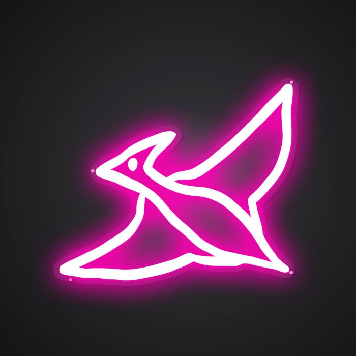 Neon Visual of the Flare-spewing Beast