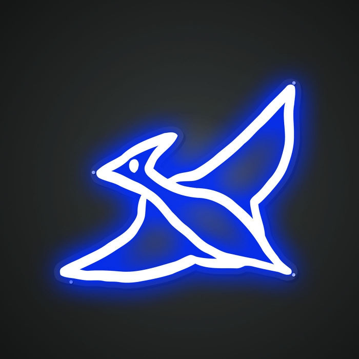 Radiant Neon Fire Dino Glow