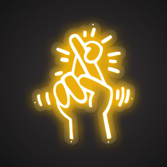 Neon Visual of the Heartfelt Oath