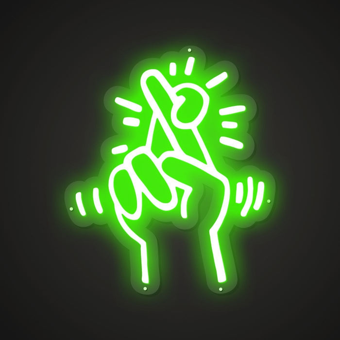 Neon-cherished Love you Sign