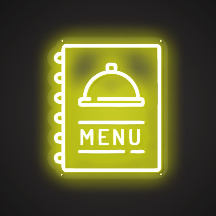 Shimmering Neon Food Directory