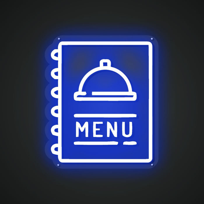 Glistening Neon Meal Planner Sign