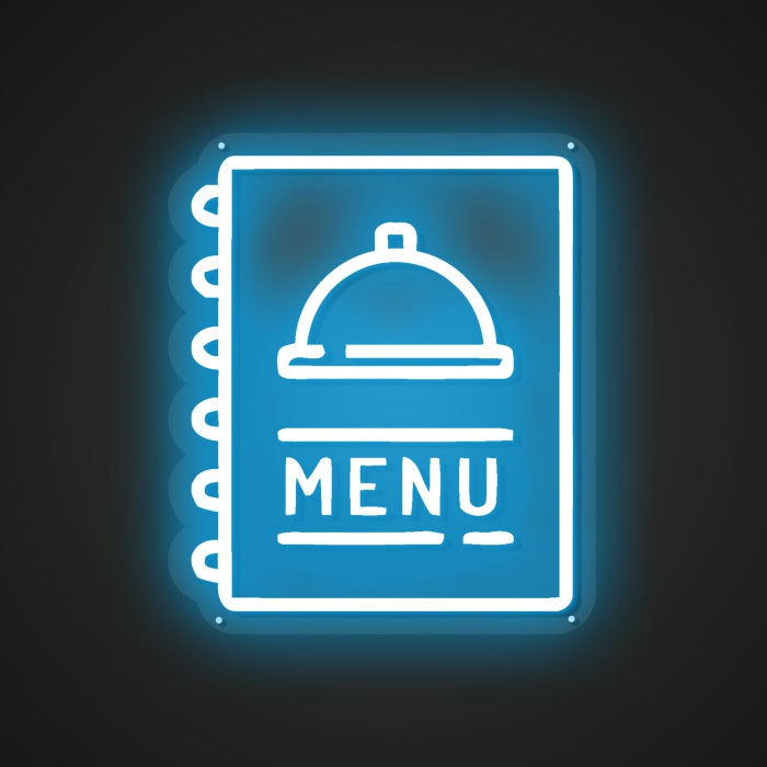 Neon Lightboard for Food Lists