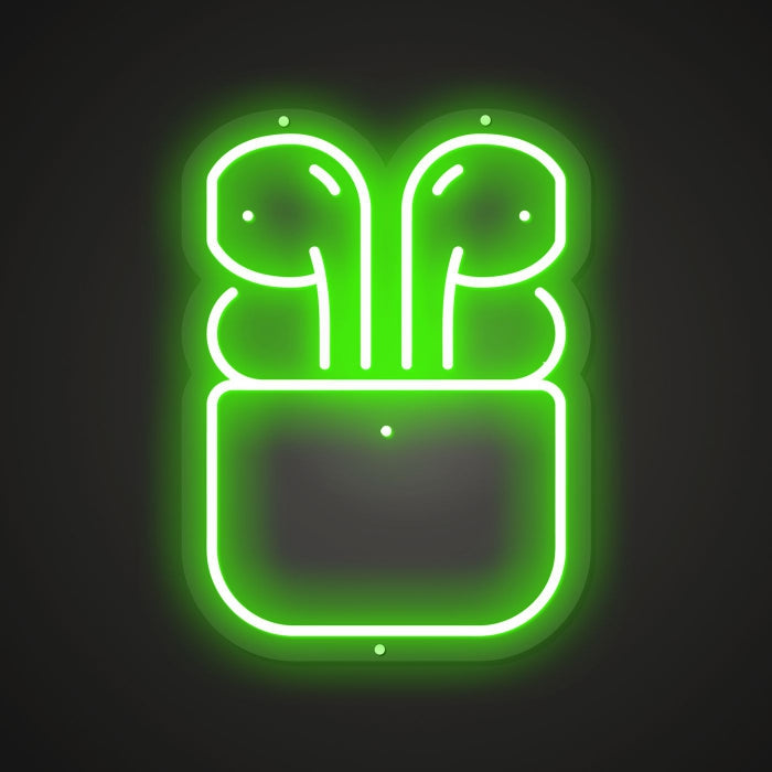 Neon-unwired Wireless headphones Sign