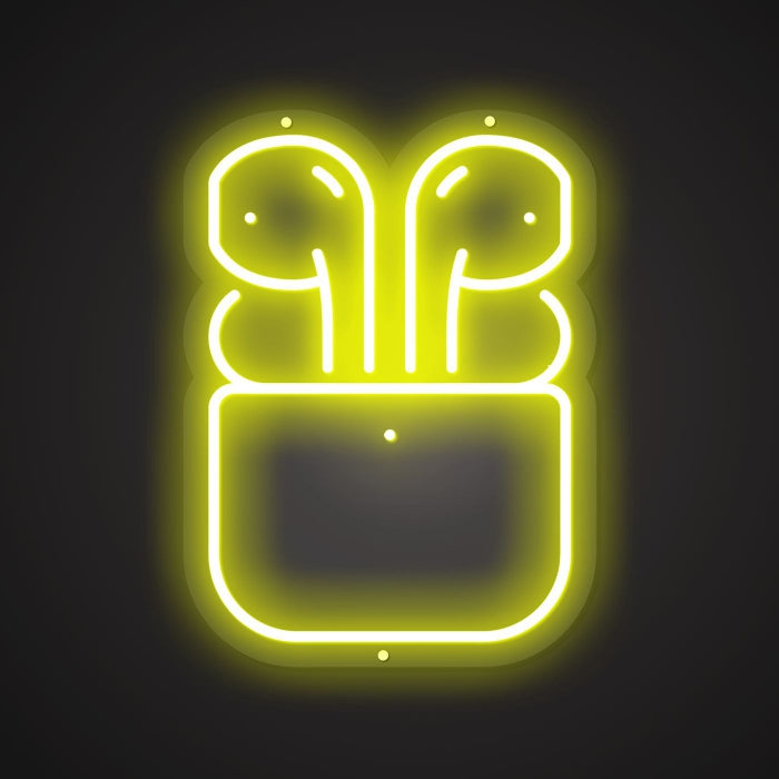 Shimmering Neon Bluetooth Beat Showcase