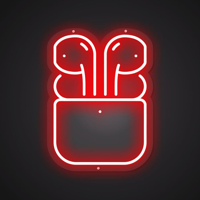 Neon Visual of the Wireless Connection