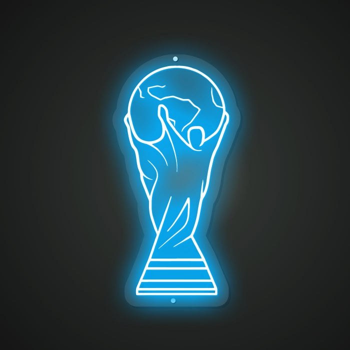 World Cup Neon Illumination of Passion