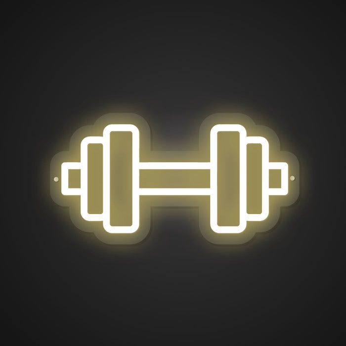 Shimmering Neon Weighted Workout Showcase
