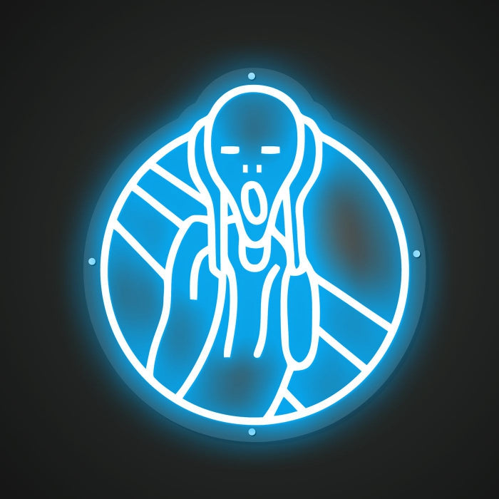 Scream Neon Illumination of Anxiety