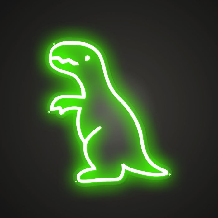 Neon Lightboard for Cheerful Dinosaurs