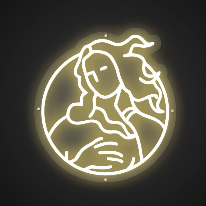 Shimmering Neon Classic Lady Showcase