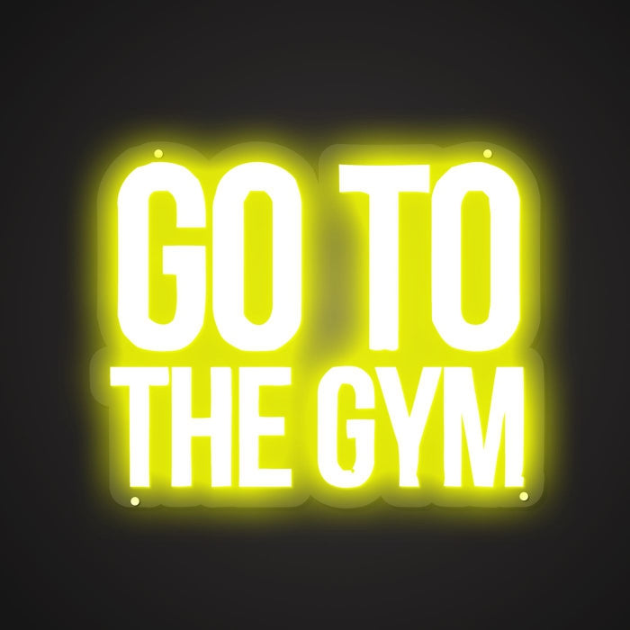 Dazzling Neon Fitness Journey Sign