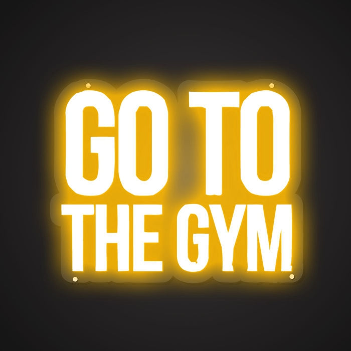 Neon Visual of the Gym Bound