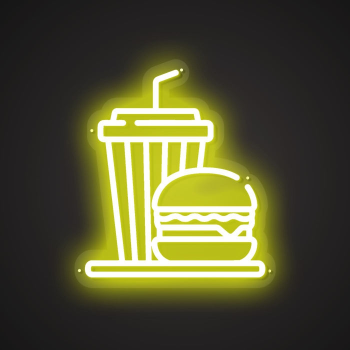Shimmering Neon Burger Bundle Showcase