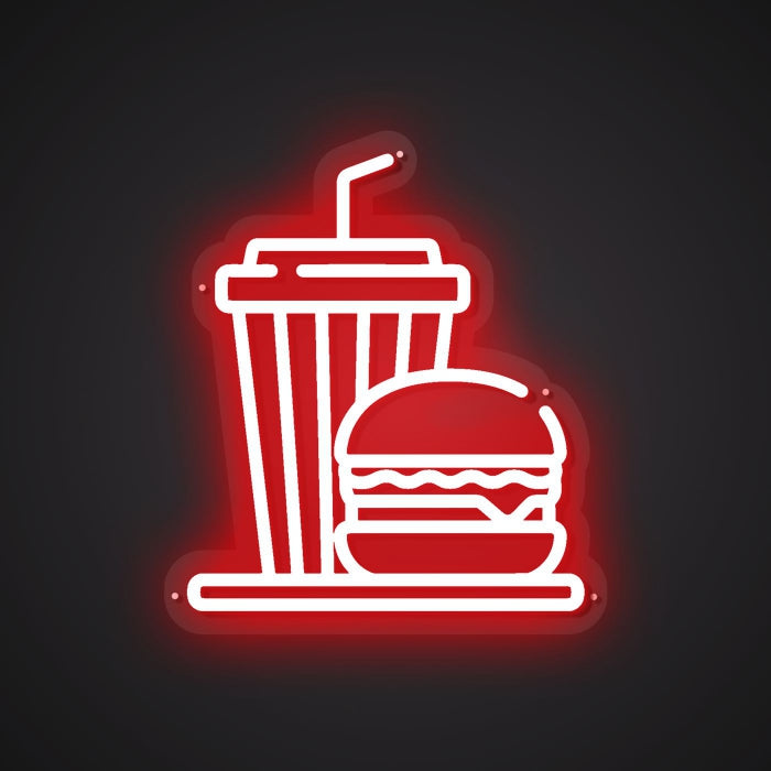 Neon Visual of Savory Sets
