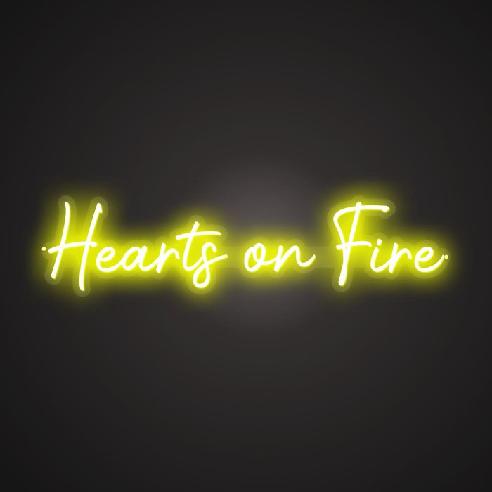 Dazzling Neon Burning Devotion Sign
