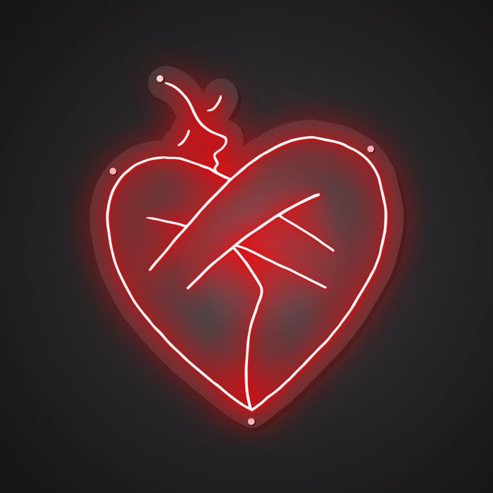 Radiant Neon Kiss Glow