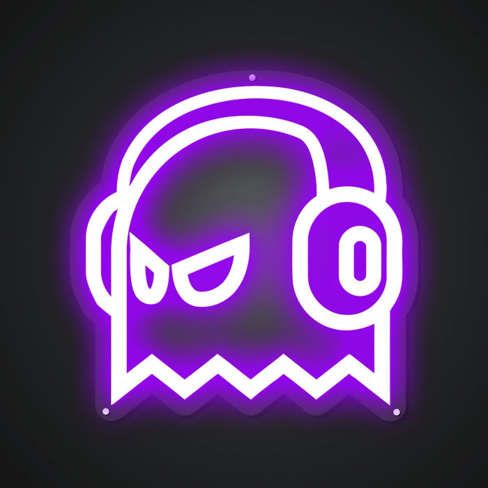 Glistening Neon Audio Reverberation Marker