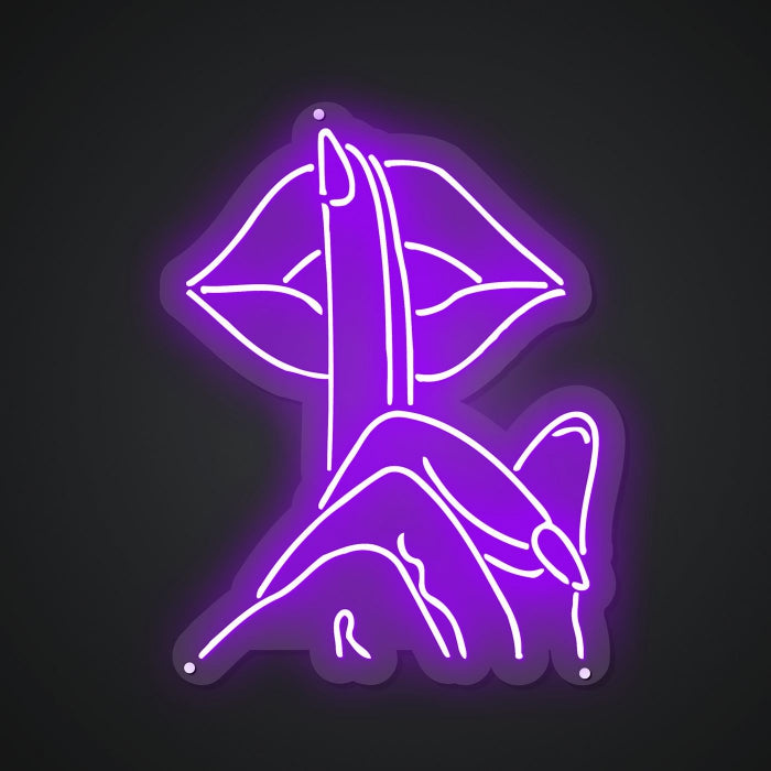 Neon Emblem of Silent Command