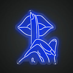 Neon Lightboard for Silent Moments