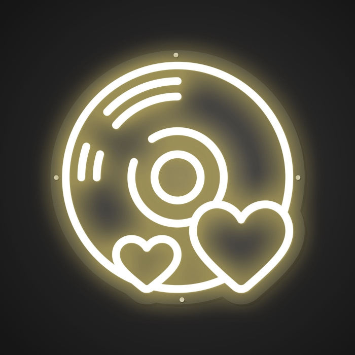 Shimmering Neon Melody Capturing Showcase