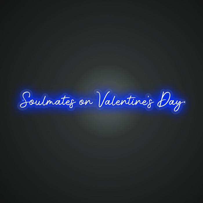 Neon Emblem of Inseparable Bond Sign