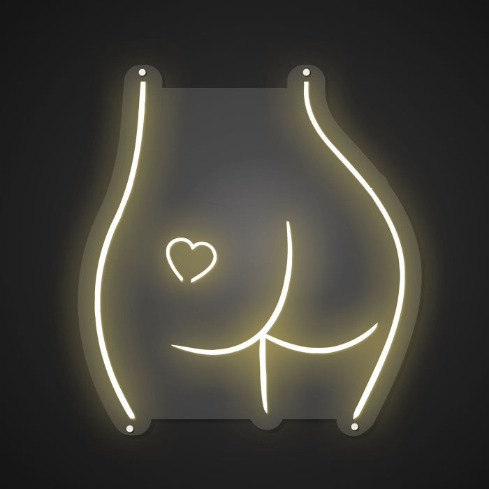 Shimmering Neon Rounded Curve Showcase