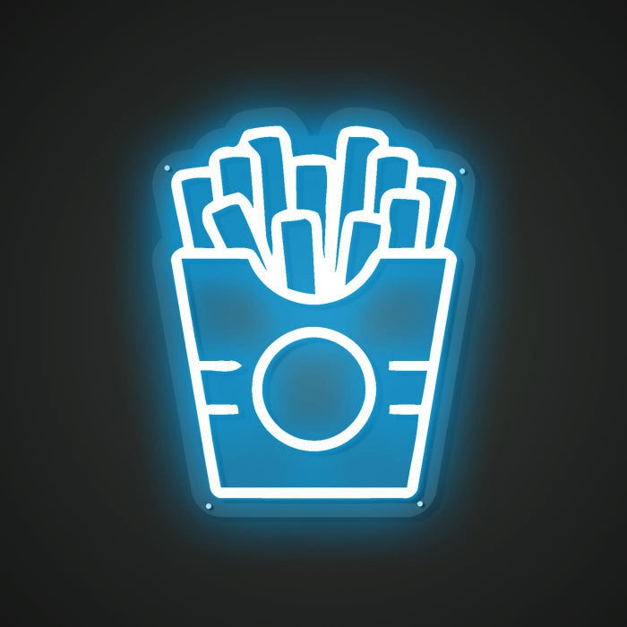 Neon Lightboard for Potato Snacks