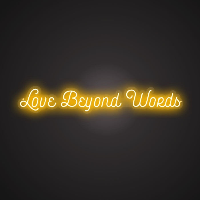 Neon Radiance of Heartfelt Love Sign