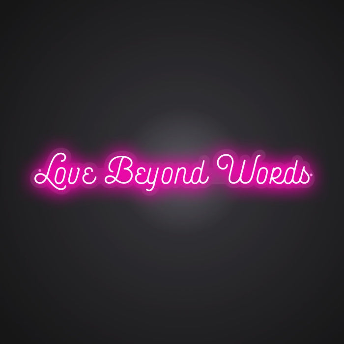 Glistening Neon Inexpressible Passion Sign