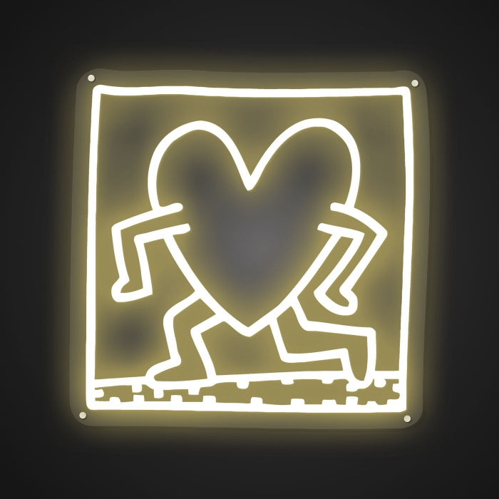 Neon Emblem of Racing Passion