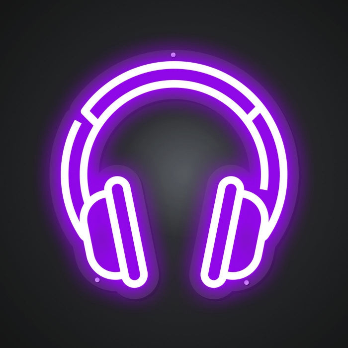 Glowing Neon Fashionable Audio Display