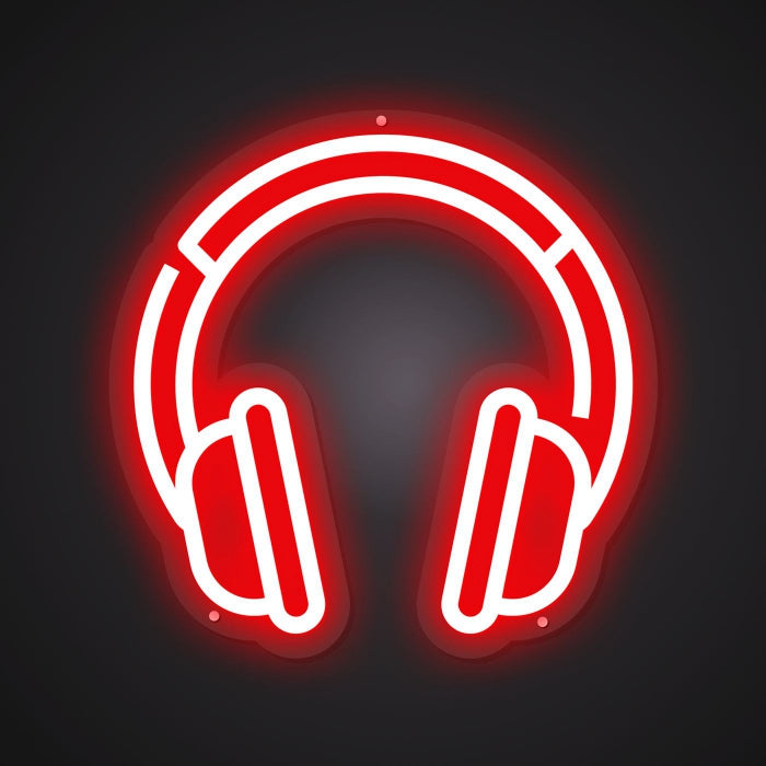Neon Visual of the Stylish Earpiece