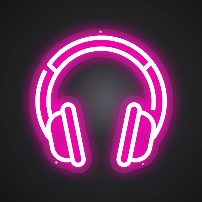 Radiant Neon Trendy headphones Glow