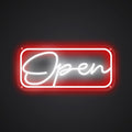 Open Neon Sign