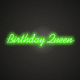 Birthday Queen Neon Sign