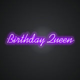 Birthday Queen Neon Sign