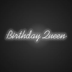Illuminated Birthday Queen Neon Crown