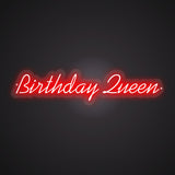 Birthday Queen Neon Sign