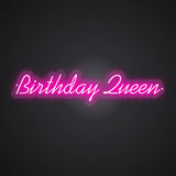 Birthday Queen Neon Sign