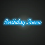Birthday Queen Neon Sign