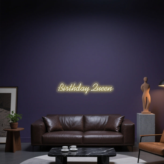 Glowing Neon Royal Celebration Display